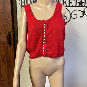 Vintage 80s/80s Jamie Scott half Sweater Vest